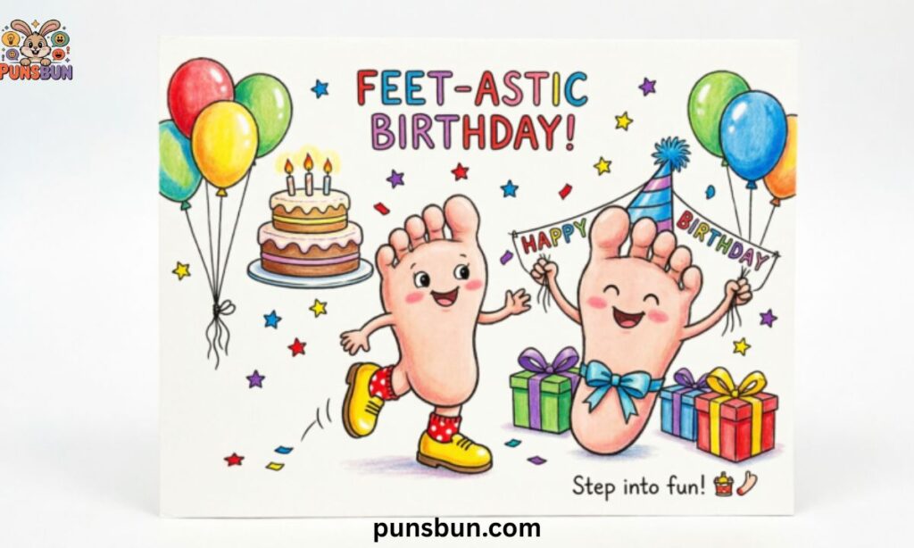 Unique Foot Puns for Birthday Cards