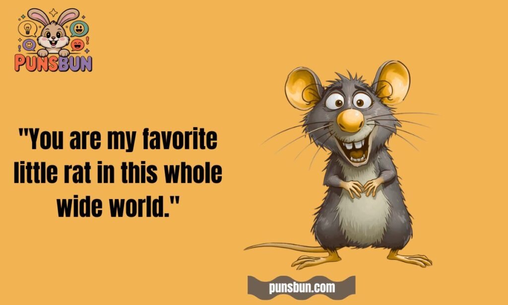 Cute rat puns for adults