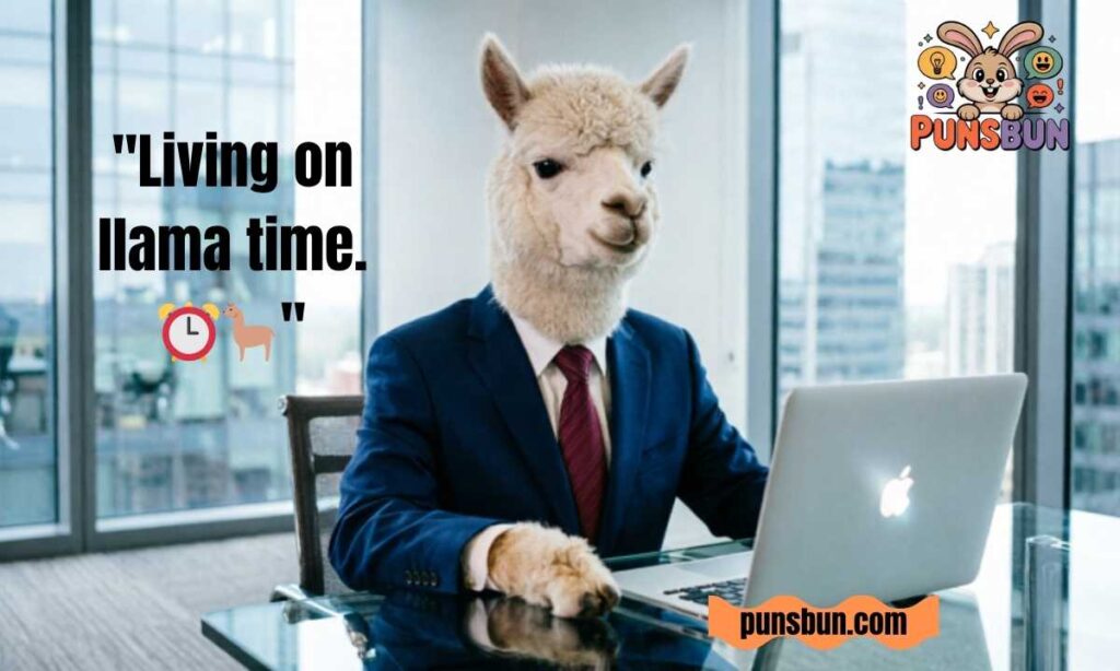 Llama Puns Captions