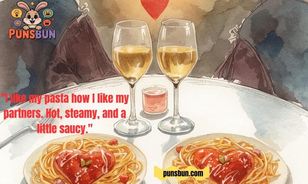 Pasta Puns Short One Liners for Birthday and Love Dirty