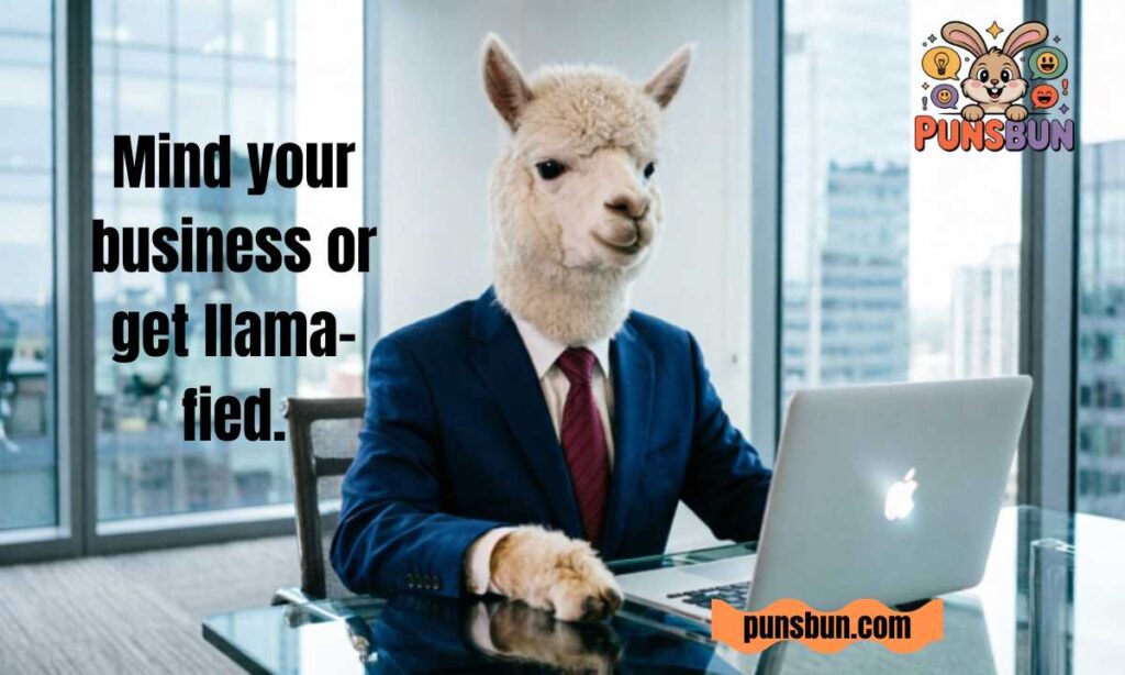Silly, Sassy & Bold Llama Puns