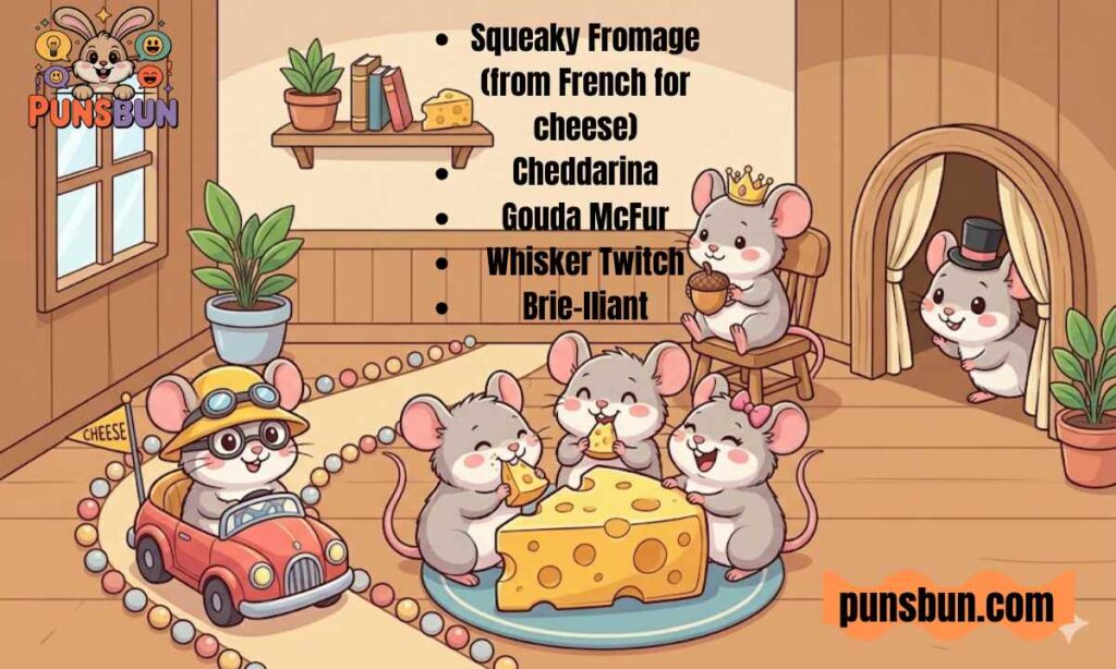 Funny Mouse Names Puns