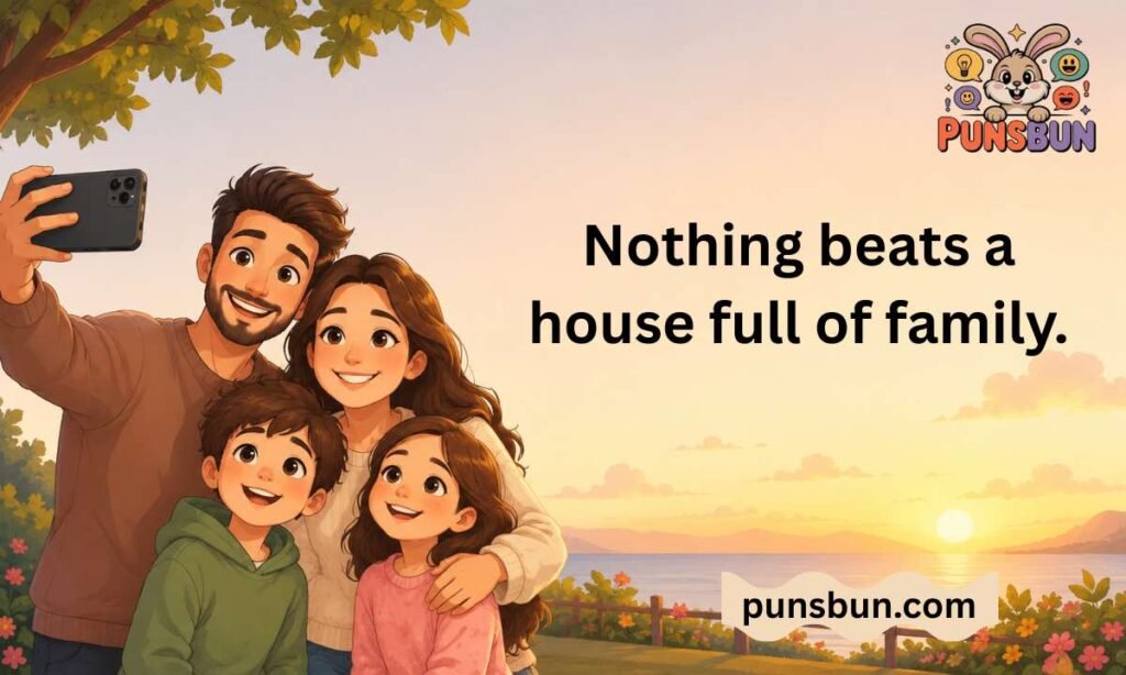 Family Gathering Captions