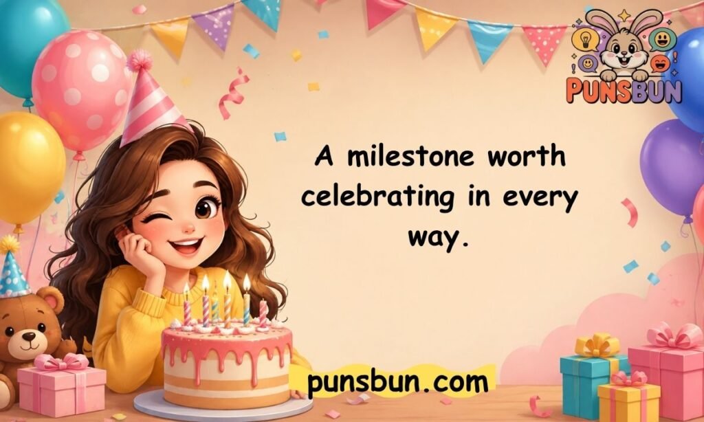 Milestone Birthday Captions