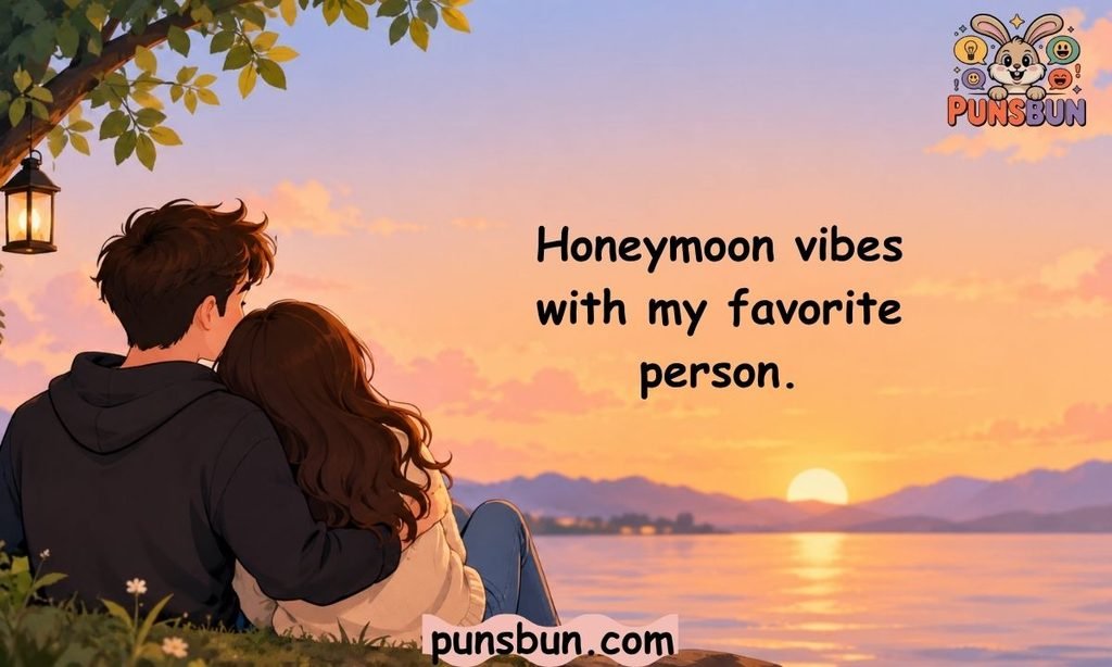Honeymoon Romantic Captions