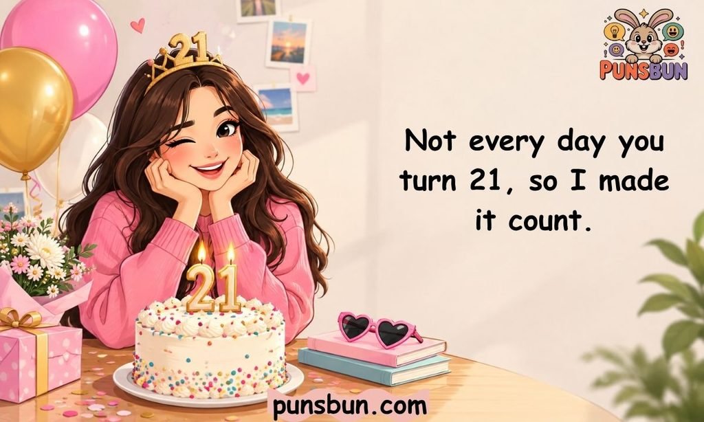 Unique 21st Birthday Captions for Yourself Instagram
