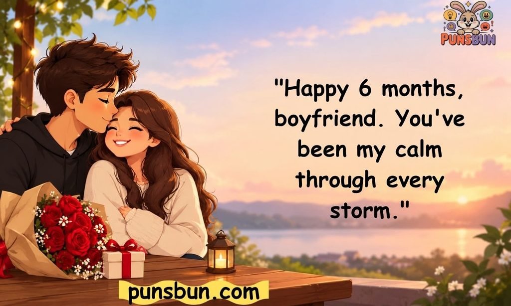 Heartfelt 6-Month Anniversary Wishes for Boyfriend