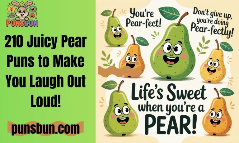 210 Juicy Pear Puns to Make You Laugh Out Loud!