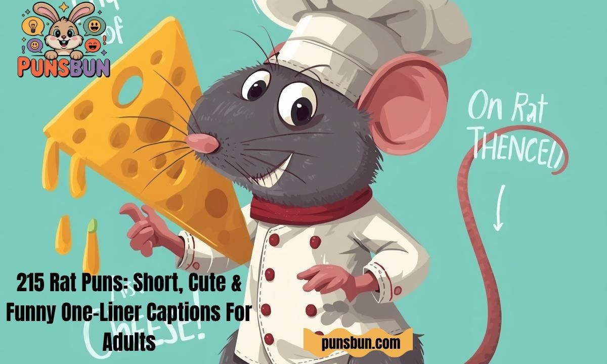 215 Rat Puns: Short, Cute & Funny One-Liner Captions For Adults