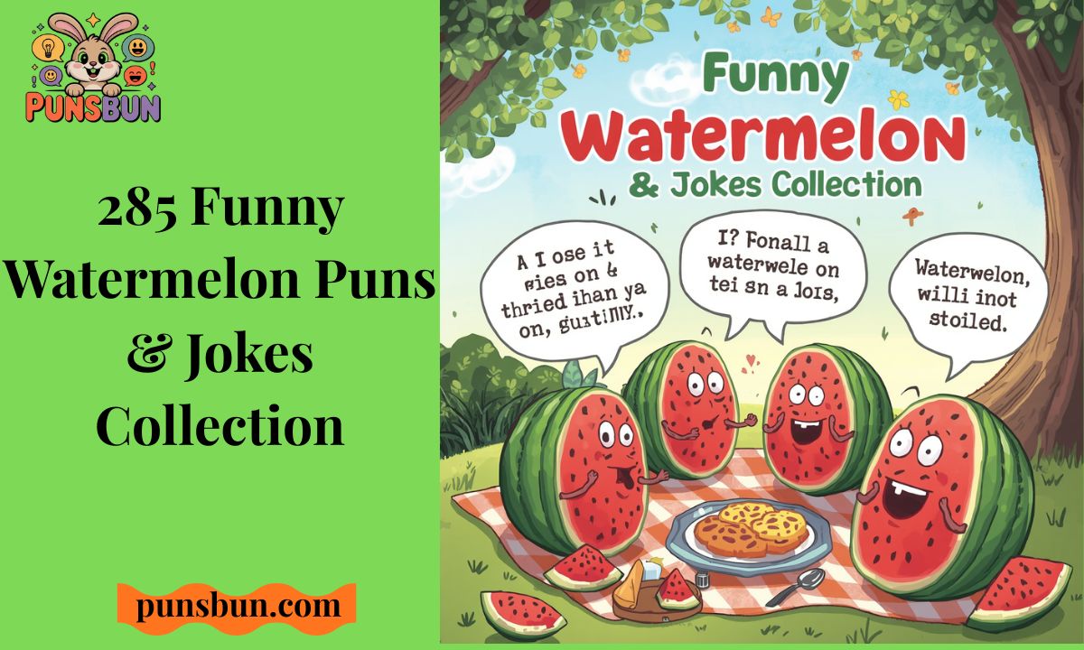 285 Funny Watermelon Puns & Jokes Collection