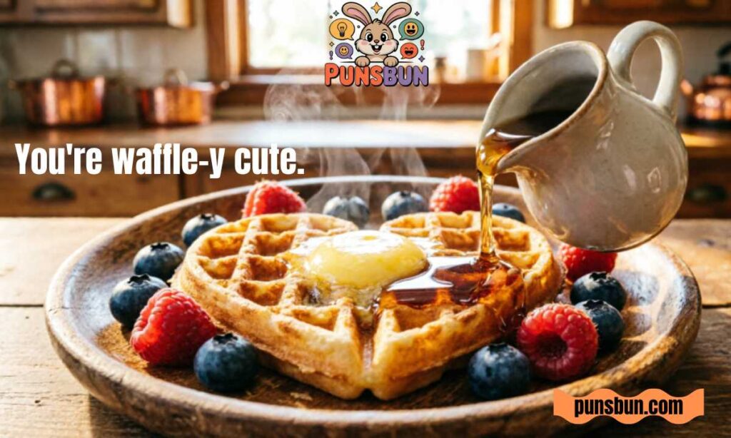 Hilarious Waffle Puns & Captions 😂