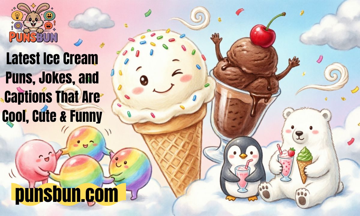 Latest Ice Cream Puns, Jokes, and Captions That Are Cool, Cute & Funny