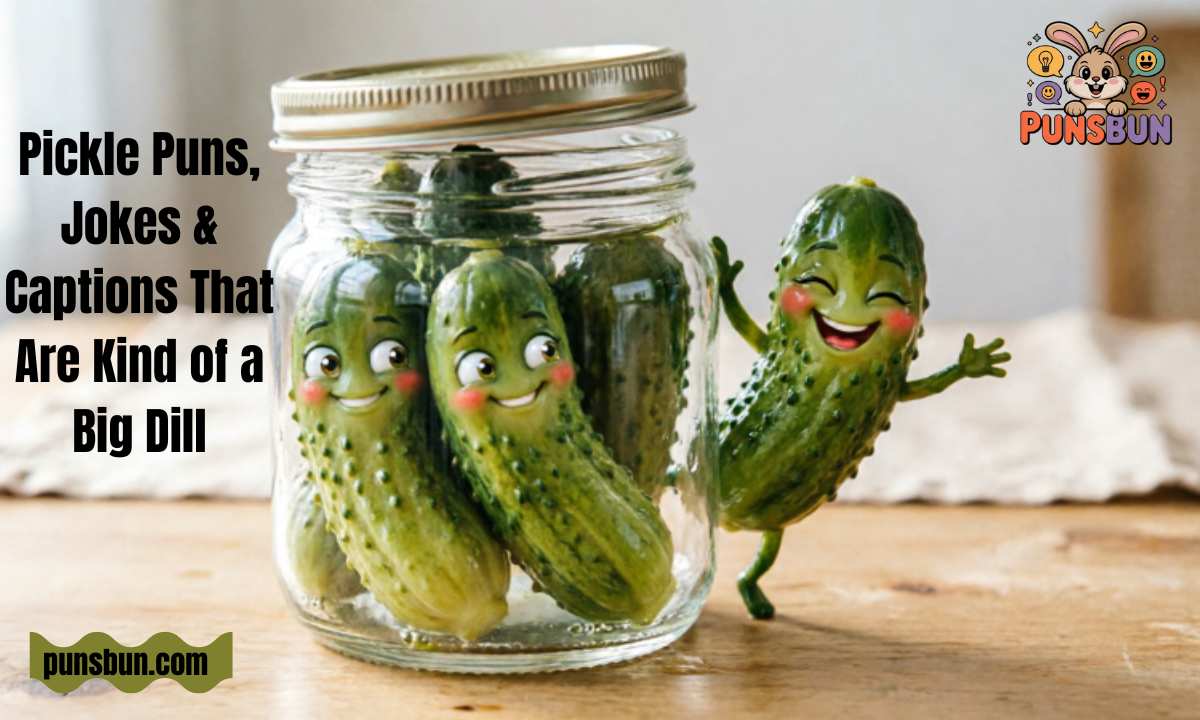 Pickle Puns, Jokes & Captions That Are Kind of a Big Dill