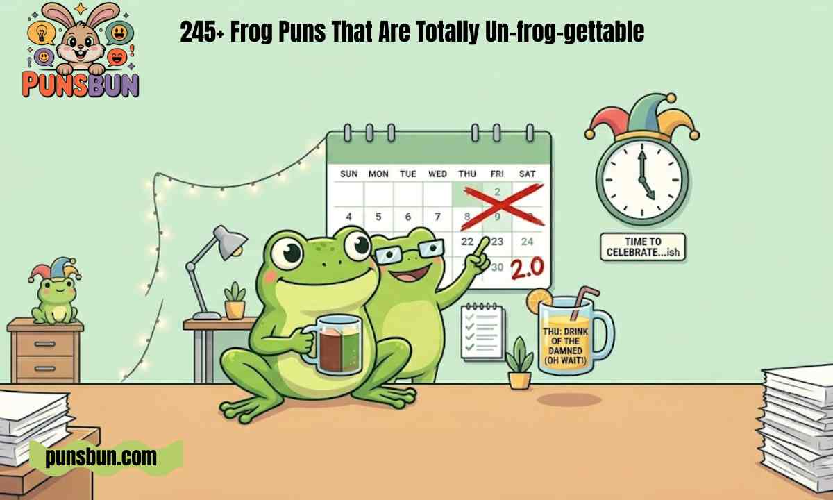 245+ Frog Puns That Are Totally Un-frog-gettable