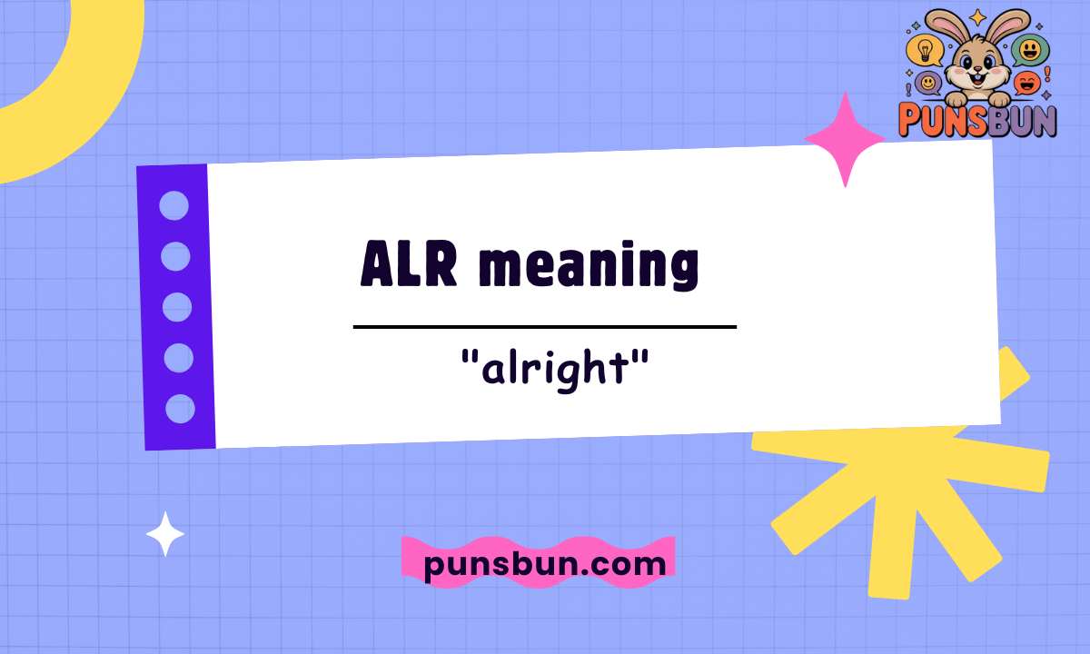 ALR meaning