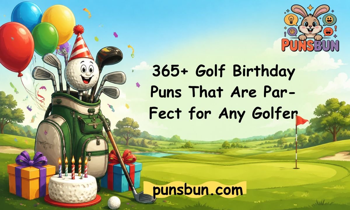 Golf Birthday Puns