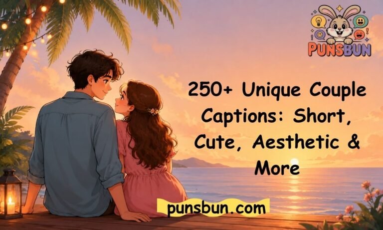 Unique Couple Captions