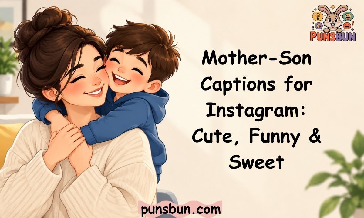 Mother-Son Captions