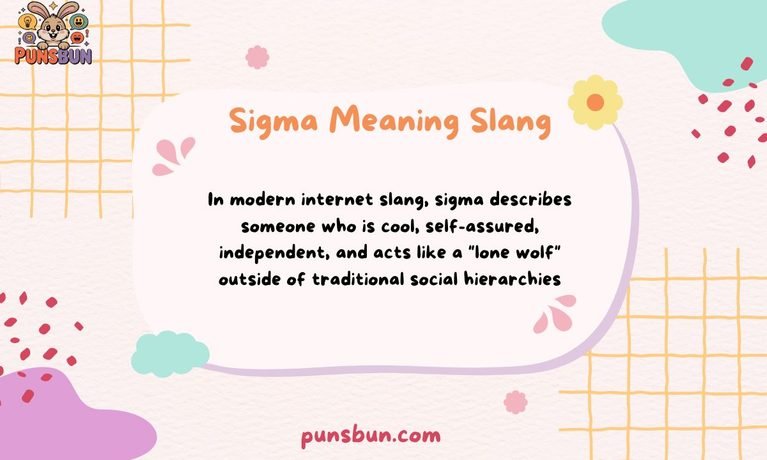 Sigma Meaning Slang