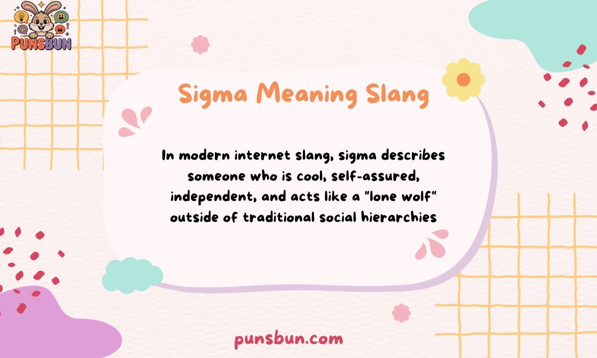 Sigma Meaning Slang
