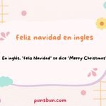 feliz navidad en ingles