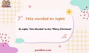 feliz navidad en ingles